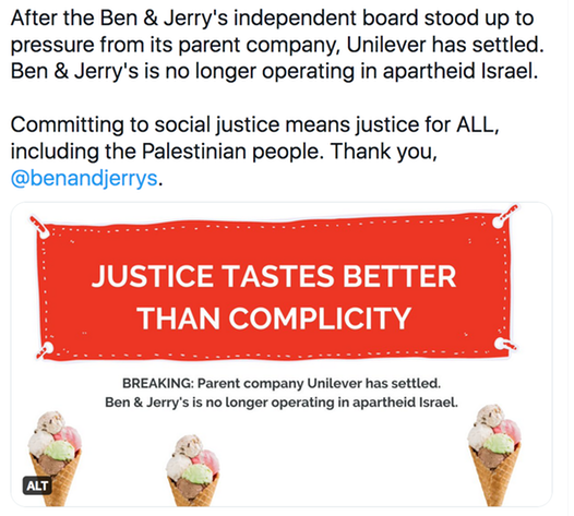 Ben and Jerrys Unilever