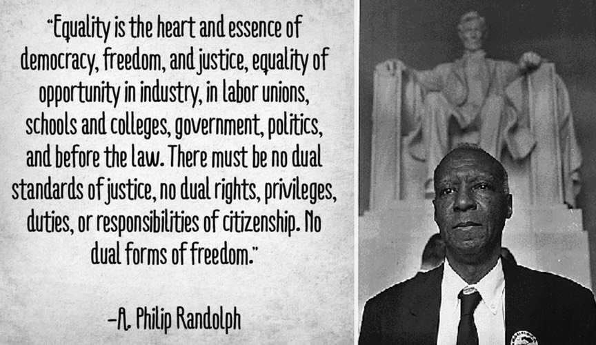 A Philip Randolph on Equality