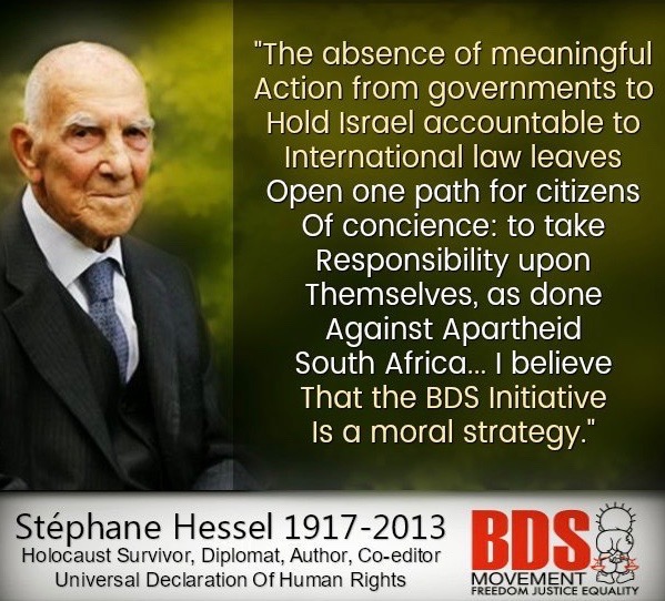Hessel, BDS quote