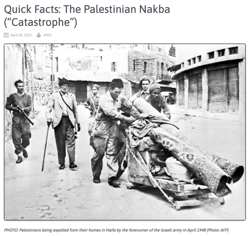 IMEU Quick Fcts The Nakba