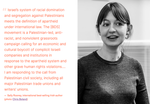 Sally Rooney on Israeli apartheid