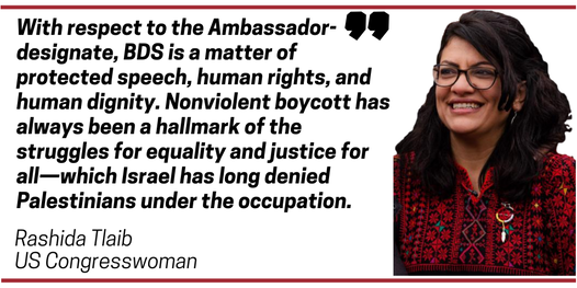 Tlaib on BDS