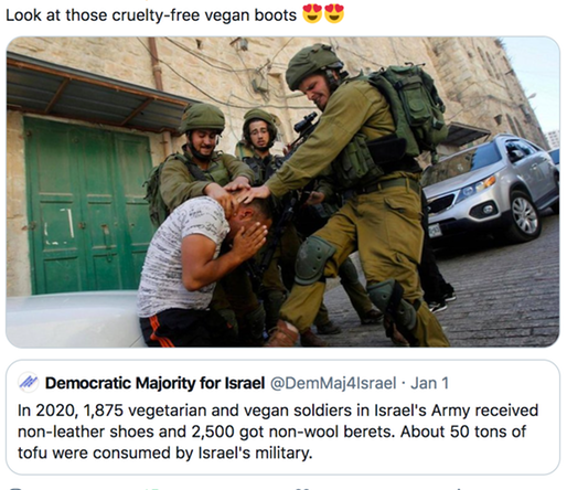 Vegan boots tweet